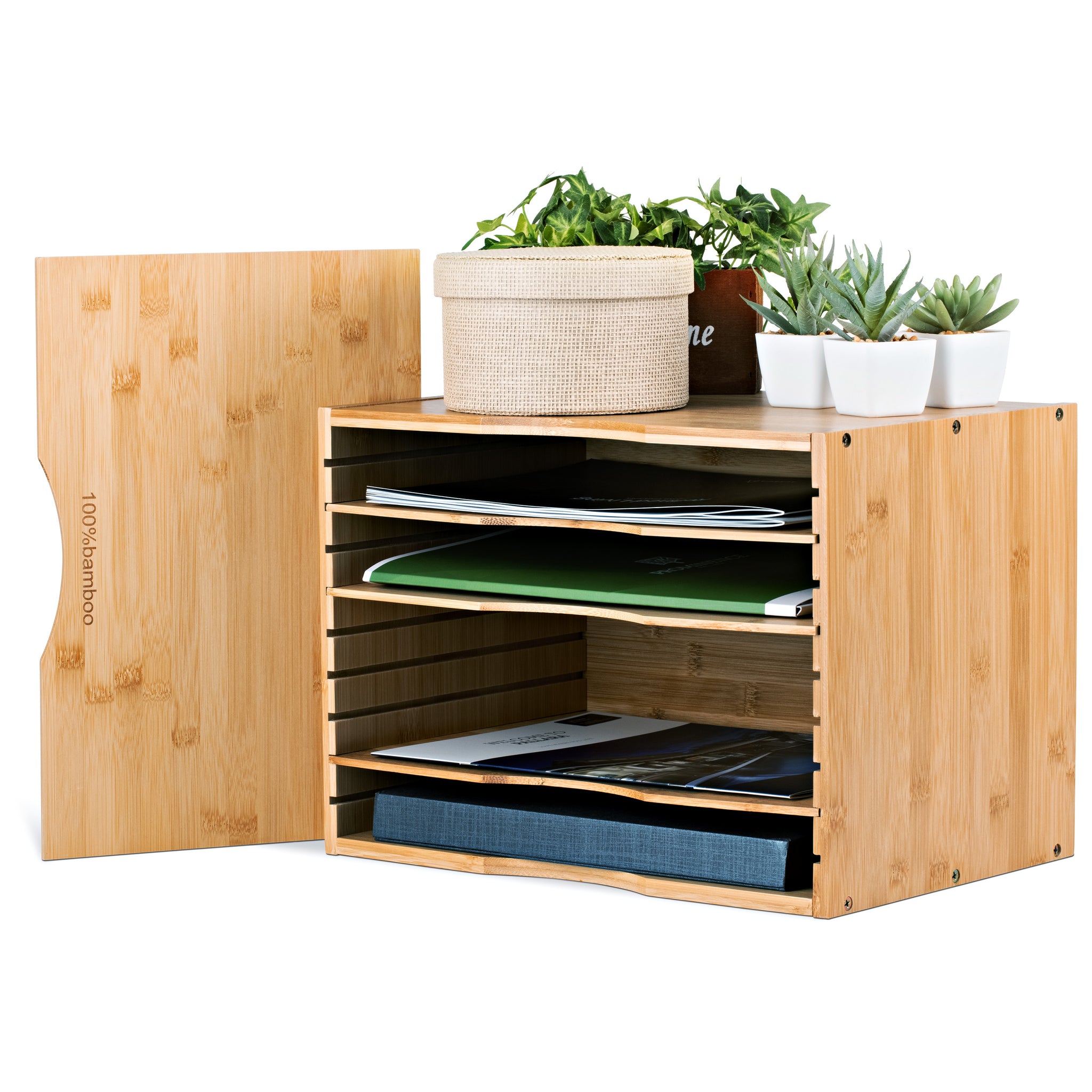 Desk Organiser for Office Supplies, Paper Sorter & Letter/Document Tray